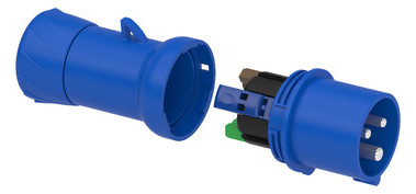 CEE-Stecker 5p 16A IP44 Acti9 380-415 V (50+60 6h schraubl.Kl Kst Verschraubung