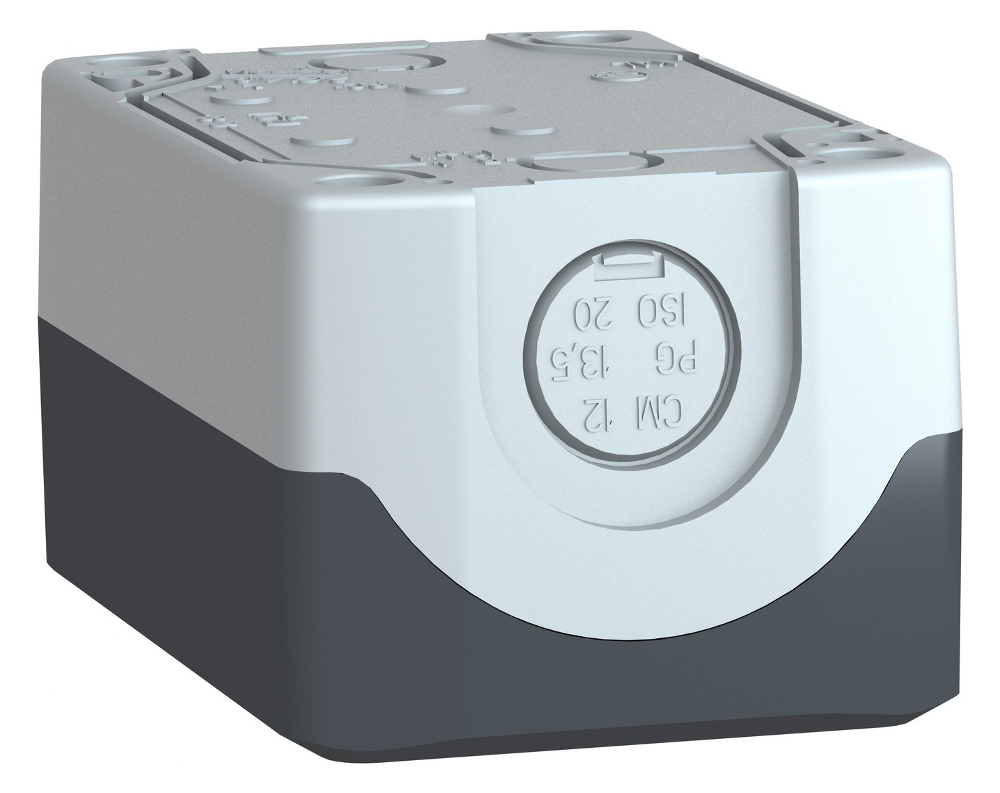 Aufbaugehäuse Kst 2f Ø22,5mm IP54 68x106x53mm