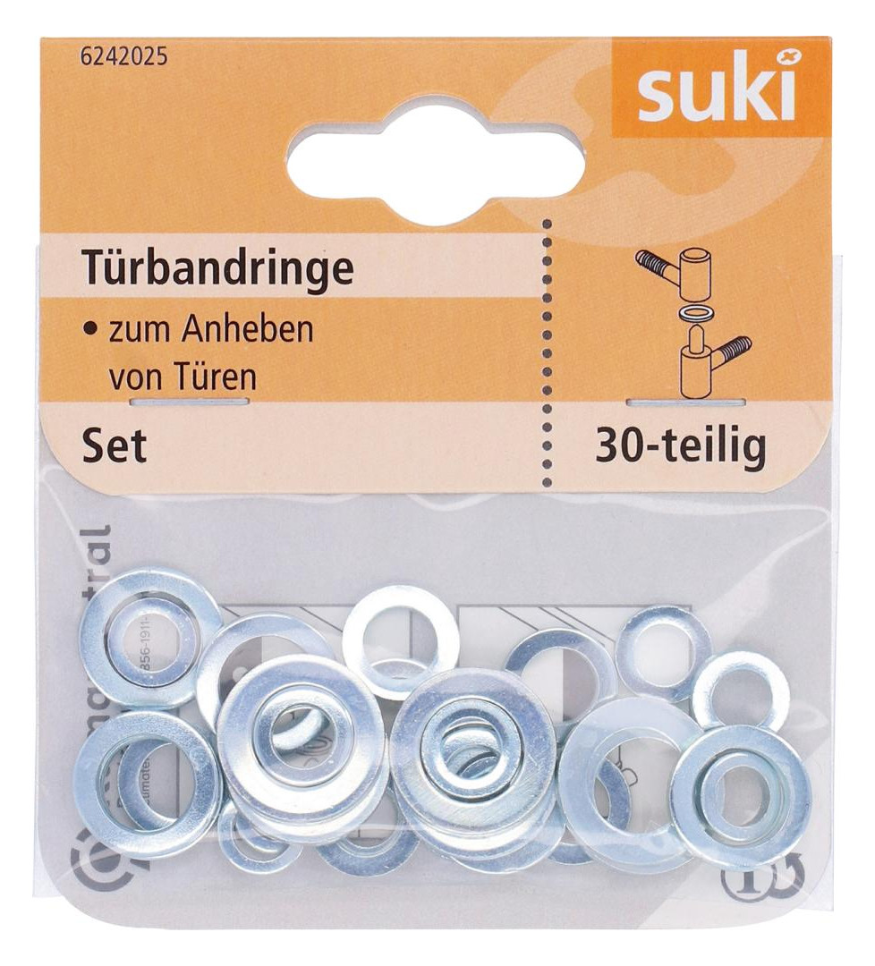 Bild Türbandr Set, Ø5x10x2- 11x18x2,Sta,b.ver z Inhalt: 30 - suki-1