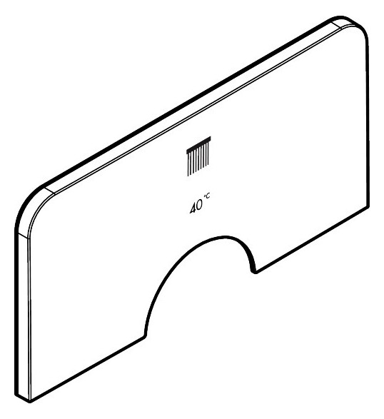 AX Blende softsq.Th.iBoxN.bed.40Grad+KB Axor ShowerSel.ID UP 2V MSW
