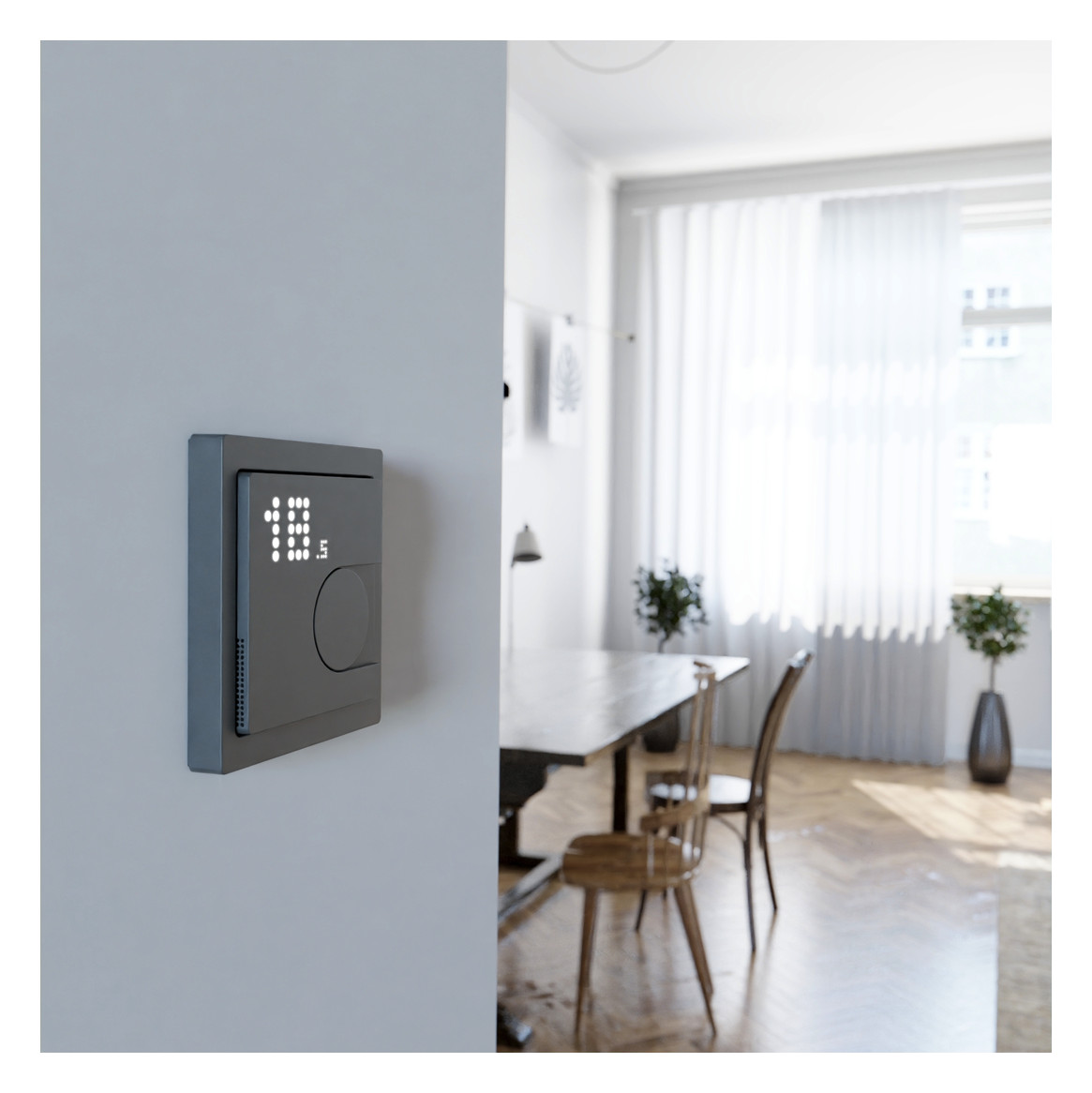 Raumtemperaturregler Zigbee anth mt Bedienelement Mit Vor-Ort Bedienung