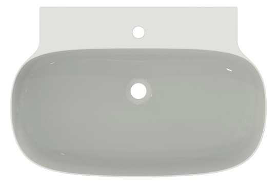 Ideal-Standard Waschtisch Linda-X 1 Hahnloch, ohne Überlauf, 75x50x13,5cm, weiß Ideal Plus