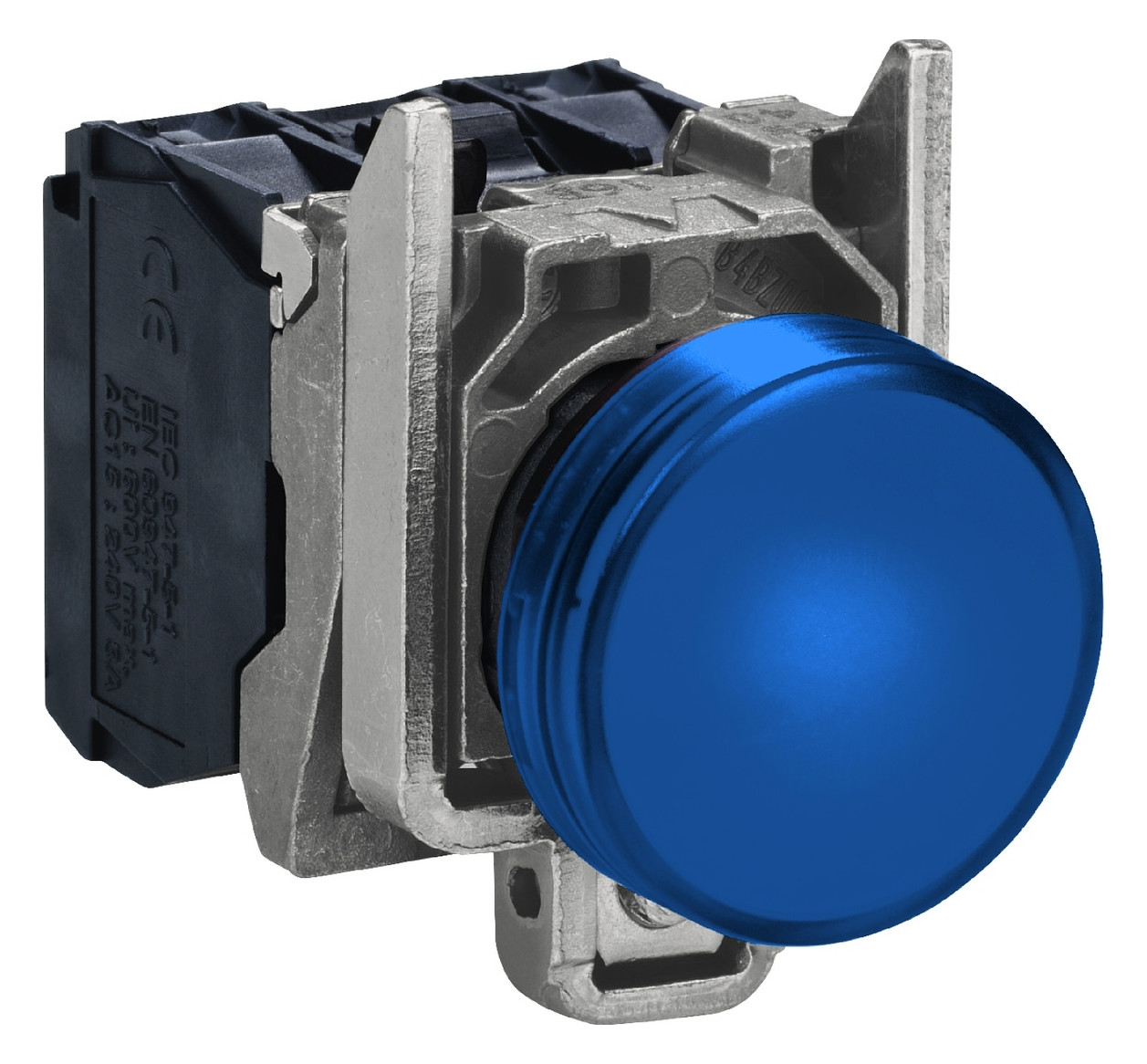 Leuchtmelder komplett 1f LED UC rnd fl Ø22,5mm bl IP65