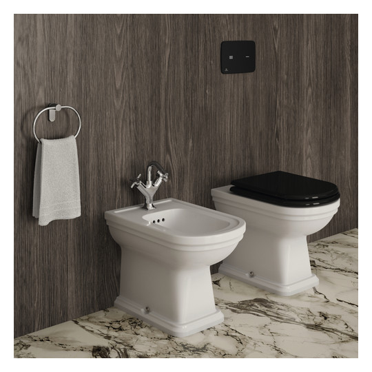 Ideal-Standard WC-Sitz Calla MDF, Scharniere Edelstahl, Softclosing, schwarz