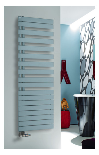 Zehnder Design-Heizkörper Roda Spa Asym ROFR-120-055, 1183 x 550 mm, grey Aluminium, rechts