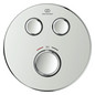 Ideal-Standard Fertigmontageset CeraTherm Navigo rund, 2 Entnahmen, für UP-Brausethermostat, Chrom