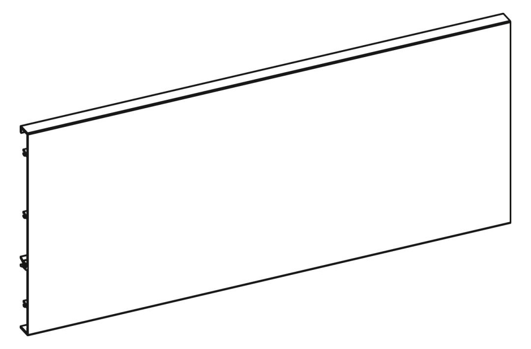 Bild Aluminiumrückwand ArciTech, 218 x 2000 mm, silber - Hettich-1