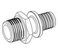 TECE Übergangsnippel TECEflex 16 mm x R 1/2, Siliziumbronze
