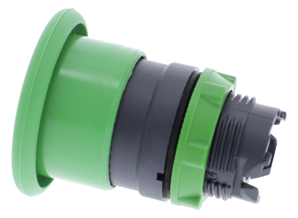 Frontelement für Not-Aus Ø22,5mm gn rnd IP66 hoch Tastend