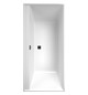 V&B Rechteck-Badewanne Collaro Duo 190x90cm, Einbauausführung Black Matt, weiß