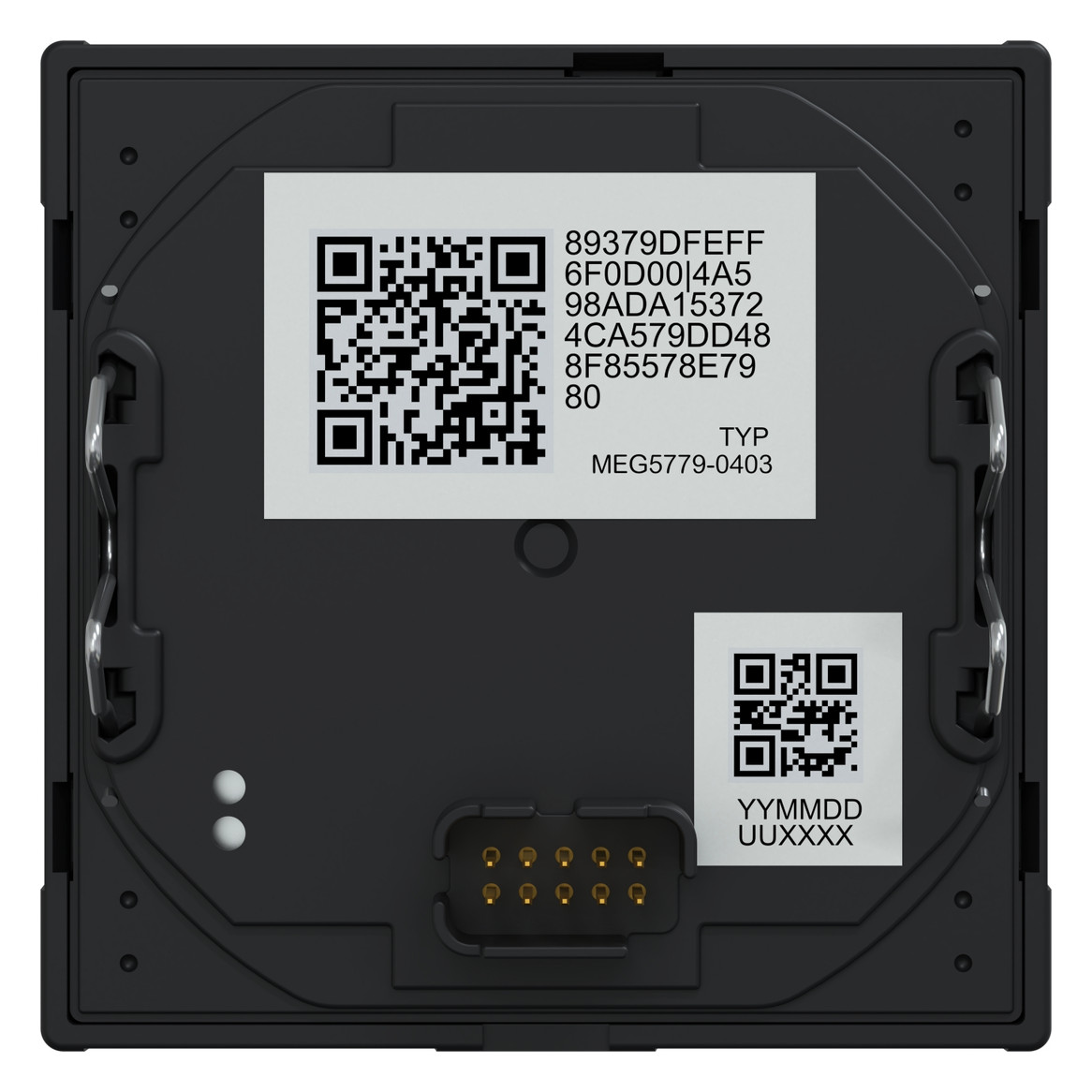 Raumtemperaturregler UP Zigbee sw mt Bedienelement Mit Vor-Ort Bedienung