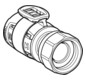 Geberit Übergang FlowFit Ø 40 mm, G 1 1/4, mit Überwurfmutter