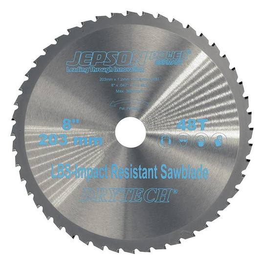 JEPSON-HM-Sägeblatt Drytech - 203x25,4x1,2mm 48Z...