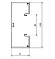 Geräteeinbaukanal Kst 170x68mm ver-ws RAL9016 GEB-K unbeh 10050qmm 2000mm