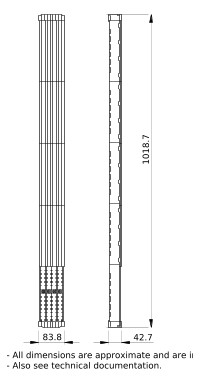 Sammelschiene 400A fl 1000xxmm