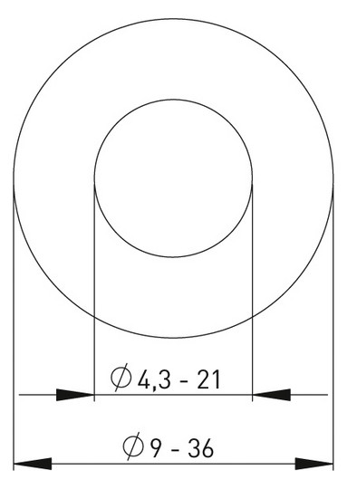 ASW Unterlegscheibe M 6, Loch 6,4 x 12 mm, Stahl verzinkt