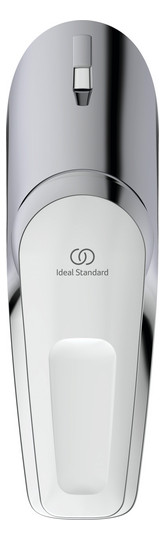 Ideal-Standard Waschtisch-Einhebelmischer CeraMix Blue mit Metall-Ablaufgarnitur, WELL 4 Sterne, chrom