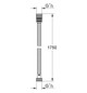 GROHE Brauseschlauch Rotaflex Long-Life 28025_1 Metall 1750mm TwistStop chrom