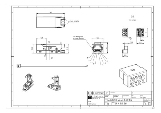 HART RJ45 Buchse 8pol.       09145451561 