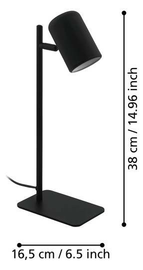 EGLO Tischleuchte CEPPINO schwarz, 98855 