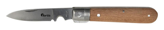 fortis-Kabelmesser 1-teilig mit Holzgriff, arretierbar -...