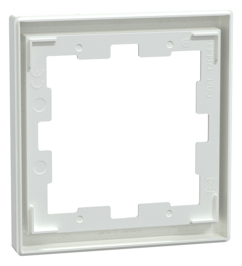 Rahmen 1f lows glz D-Life Kst f.GEB-K Unterputzmontage Thermopl