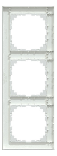 Rahmen 3f akws glz M-Pure Kst f.GEB-K aktivweiß Unterputzmontage Thermopl