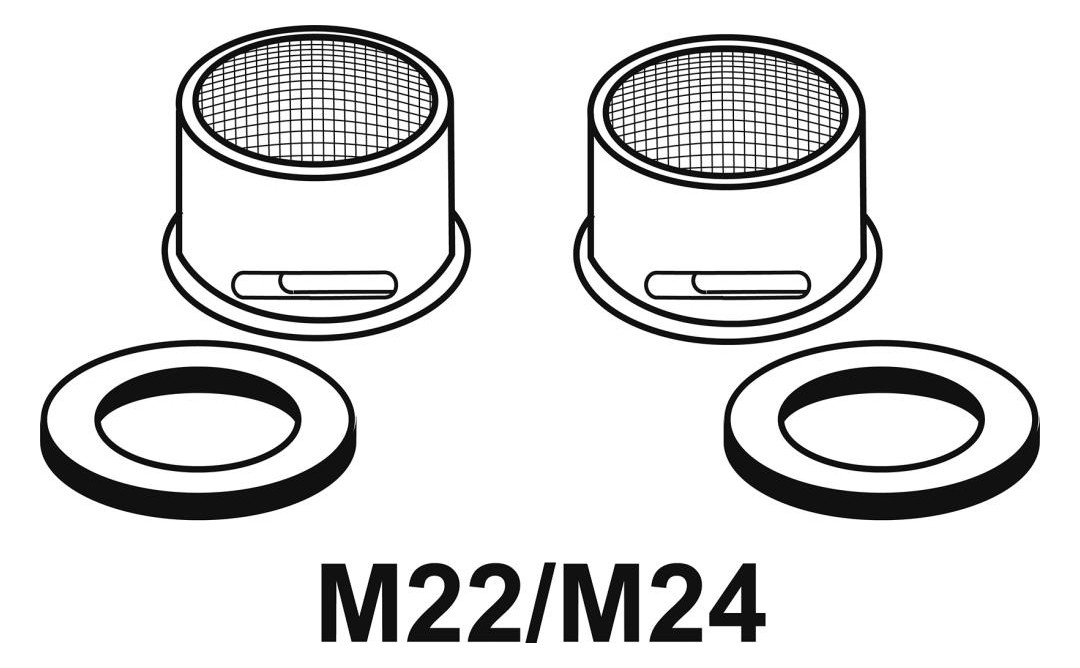 Bild Mischdüsen-Einsatz, für M22/M24 (2x) - KIRCHHOFF-1