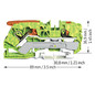 Schutzleiter-Reihenklemme 0,5-10qmm gn/ge 1Etage APL_erf. Hutschiene TH35