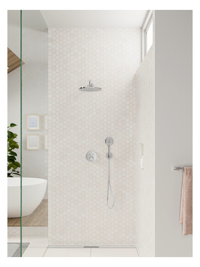 hansgrohe Fertigmontageset ShowerSelect S UP-Thermostat, 2 Verbraucher, chrom