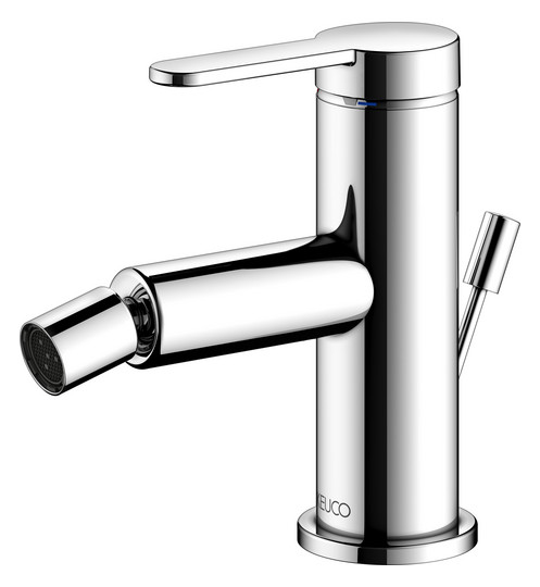KEUCO Bidet-Einhebelmischer IXMO Flat Ausladung 110mm, mit Ablaufgarnitur, verchromt