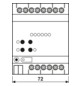Heizungsaktor KNX REG 6Ausg 0,16A 24-230V Ventilschutzfunktion