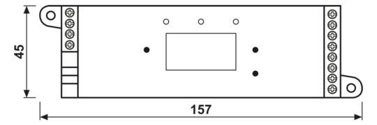 Dimmaktor KNX 100-480W Einb 5Ausg Vor Ort-/Handbedienung