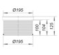 Dallmer Aufsatzverlängerung 620 zu Hof-/Parkdeckabläufen 605/606/615/616