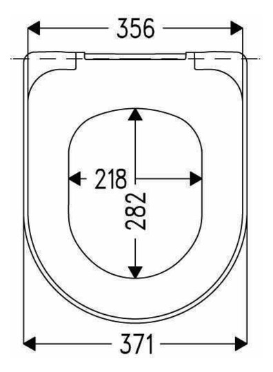 HARO WC-Sitz Madeira Scharniere Edelstahl, Klappdübel, nicht verstellbar, weiß