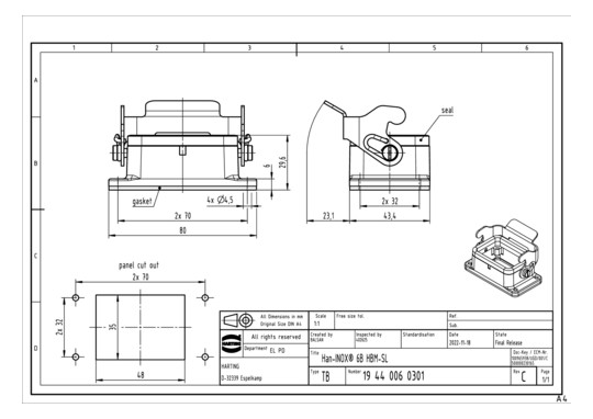HART Han-INOX  6B-AGG-LB     19440060301 