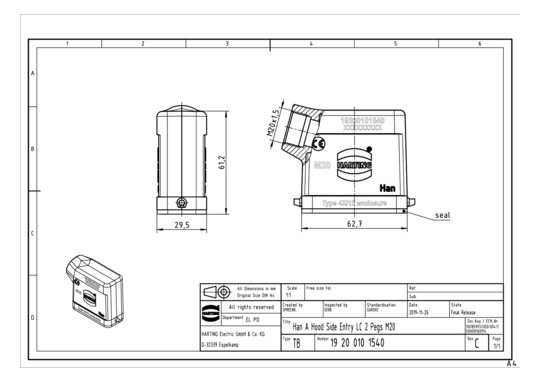 HART Tüllengeh.-Obert. M20   19200101540 