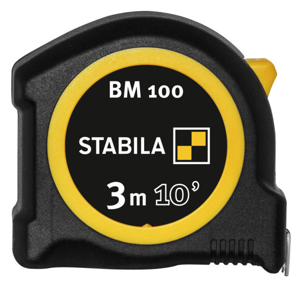 Bild Taschenbandmaß BM 100 3 m (10') cm/inch-Skala - STABILA-1
