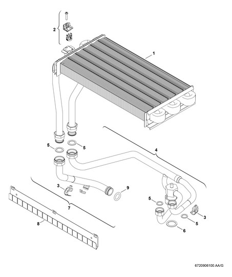 BOSCH Gas-Heizwert-Kessel CERASTARCOMFORT ZWR 24-7 KE 21, Erdgas L, LL, wandhängend