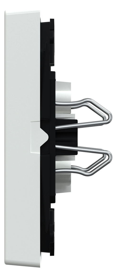 Wippe Serien Schalter System M akws glz aktivweiß Kontrollfenster/Lichtauslass