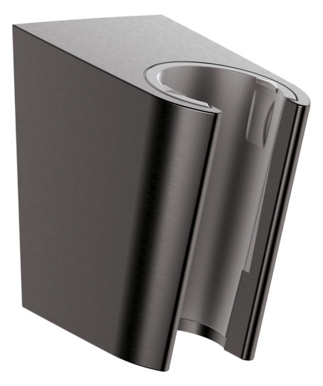 hansgrohe Brausehalter Porter S feste Halteposition, aus Kunststoff, brushed black chrome