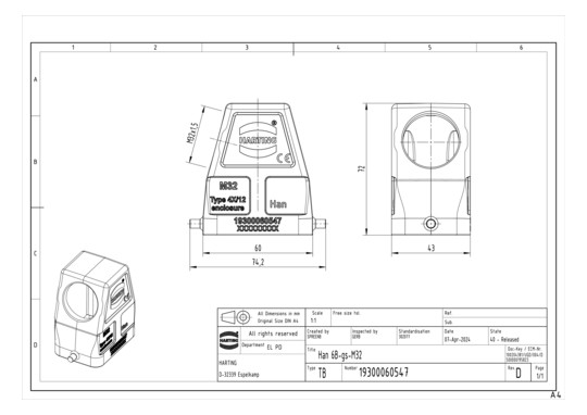 HART Tüllengeh.-Obert. M32   19300060547 