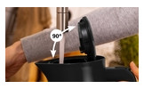 Wasserkocher 1,7l Edst DesignLine 2400W sw Anzeige:außen m.Sieb