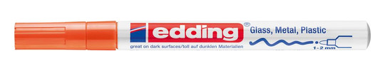 edding-Lackmarker 751, orange - 1-2mm
