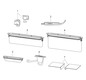 hansgrohe RainDrain Rock Duschrinne 700 mm, Fertigset, kürzbar und befliesbar