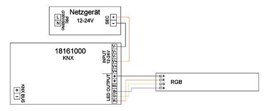 Dimmaktor KNX 24-240W REG 4Ausg