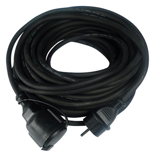 fortis-Verlängerungskabel - 10m H05VV-F 3G1,5