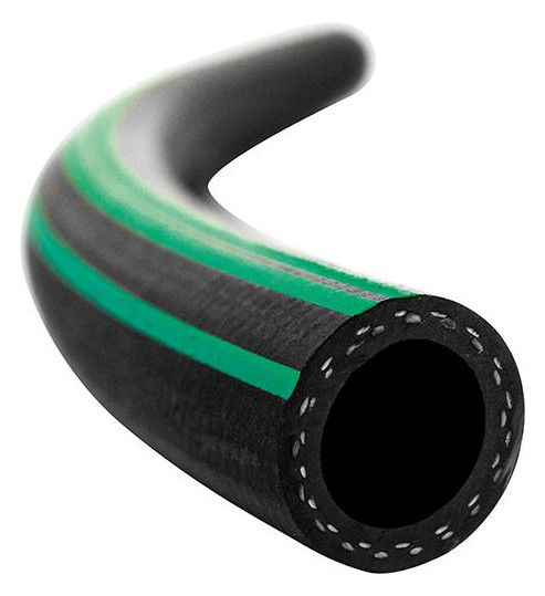 Bild Vielzweckpremiumschlauch Supreme, 13x4,0mm schwarz 3 grüne Streifen 20bar, 50m S - Semperit Supreme-2