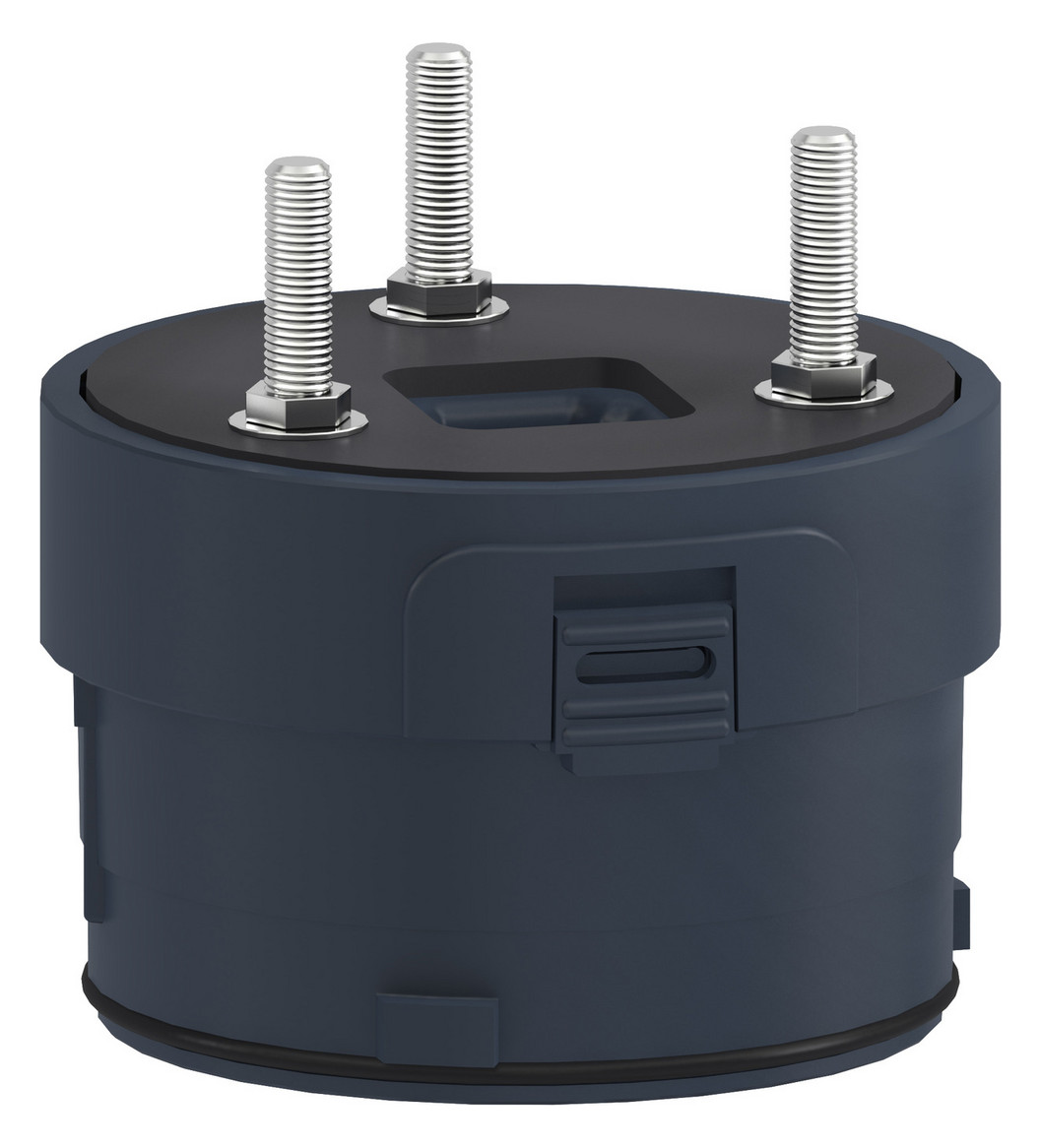 Signalsäulenelement Fuß Kst sw