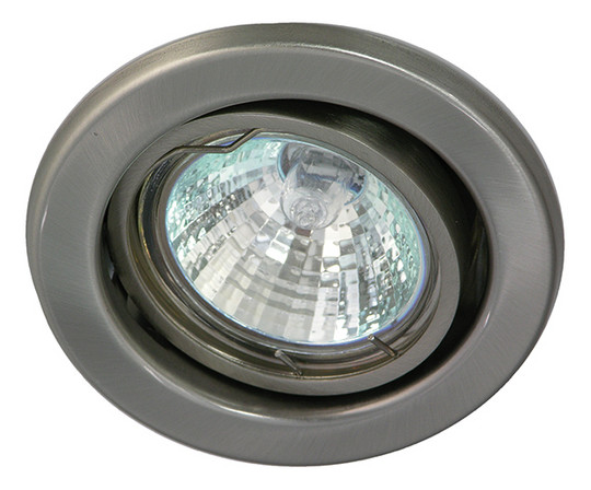 Einbaustrahler 50W Konv edst gbürst IP20 gebürstet Ø/EB68mm